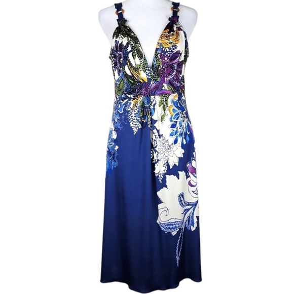 T-Tahari Sunray Garden Pleated Dress
